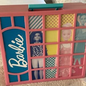 Barbie Pink and Blue Doll Organizer